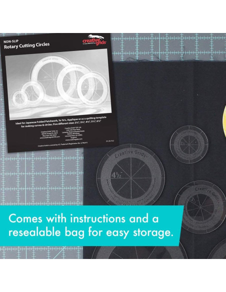 Set van 5 cirkelregels Creative Grids