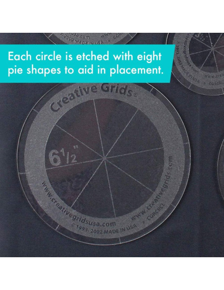Set van 5 cirkelregels Creative Grids