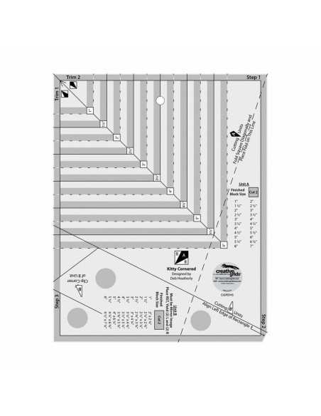 Kitty Cornered Creative Grids Liniaal