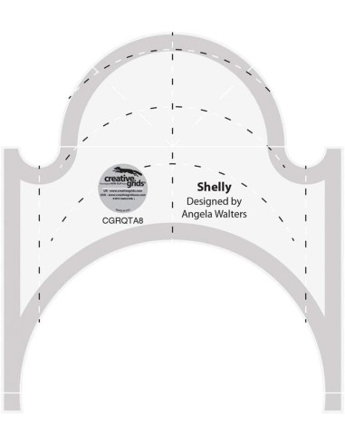Shelly Machine Quilting Tool Creative Grids Liniaal