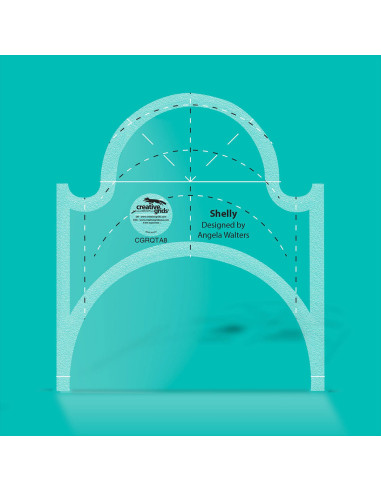 Shelly Machine Quilting Tool Creative Grids Liniaal