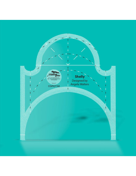 Shelly Machine Quilting Tool Creative Grids Liniaal