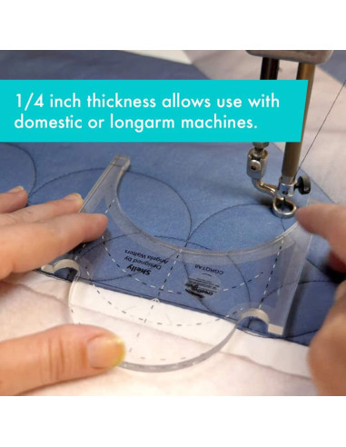 Shelly Machine Quilting Tool Creative Grids Liniaal