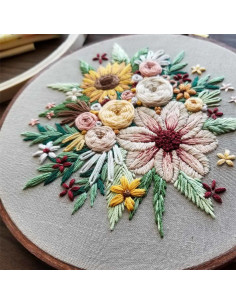 Borduurpakket - Bloemenoogst