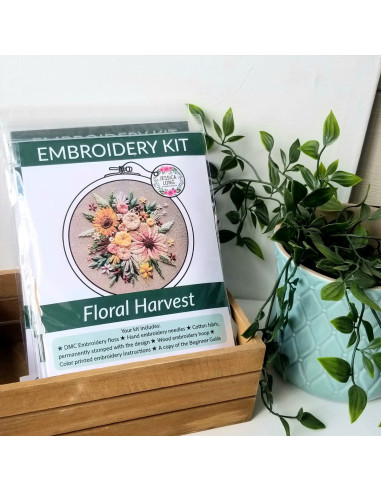 Borduurpakket - Bloemenoogst