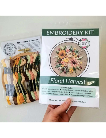 Borduurpakket - Bloemenoogst