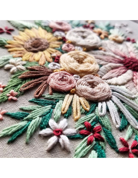 Borduurpakket - Bloemenoogst