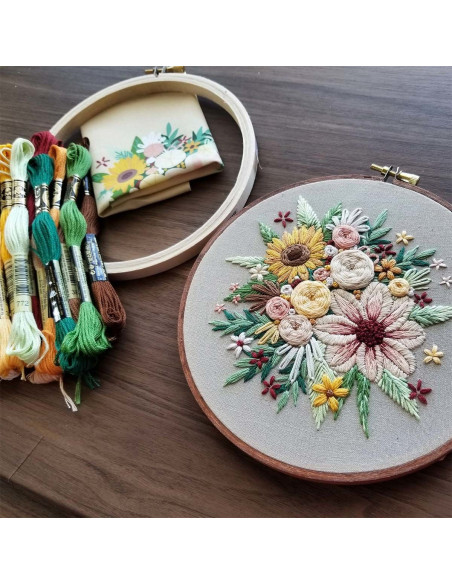 Borduurpakket - Bloemenoogst