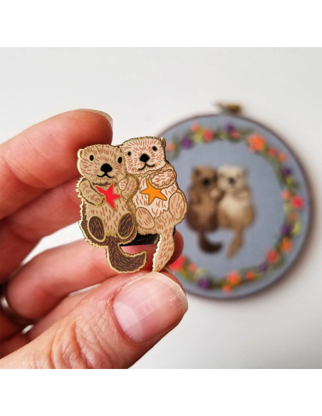 Magnetische naaldenhouder - Otters