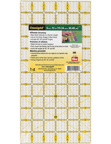Omnigrid patchwork liniaal 6 x 12 inch