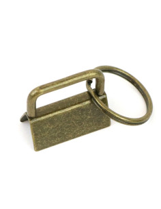 Set van 2 sleutelhangerclips en riem - Antiek