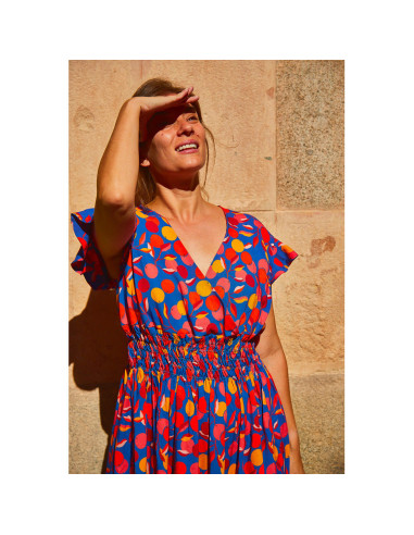 Blouse-, rok- en jurkpatroon Sifnos - Ikatee