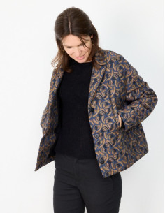 Flow oversized jas of vest patroon - Atelier Scämmit 2