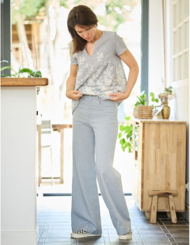 California wijde broek patroon - Atelier Scämmit