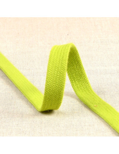 Plat gevlochten koord voor sweatshirt - Anijsgroen