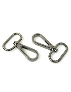 Set van 2 metalen karabijnhaken - Geweerloop 25 mm