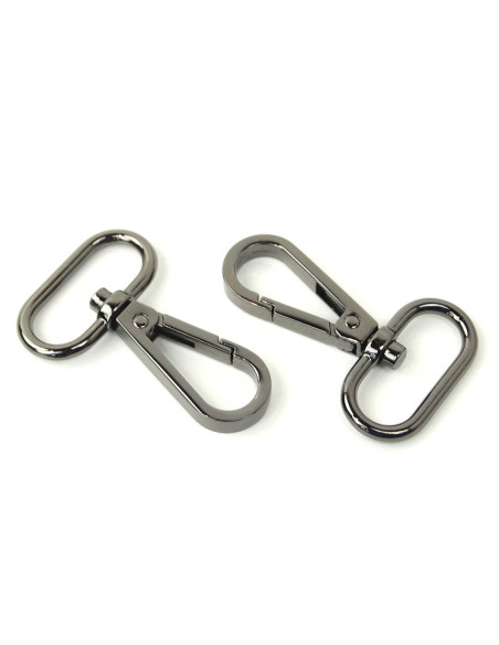 Set van 2 metalen karabijnhaken - Geweerloop 25 mm