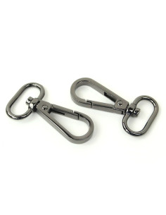 Set van 2 metalen karabijnhaken - Geweerloop 19 mm