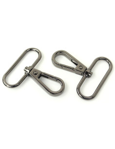Set van 2 metalen karabijnhaken - Geweerloop 38 mm