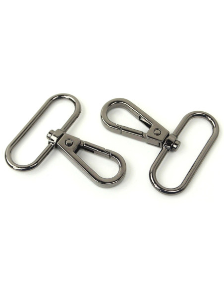 Set van 2 metalen karabijnhaken - Geweerloop 38 mm