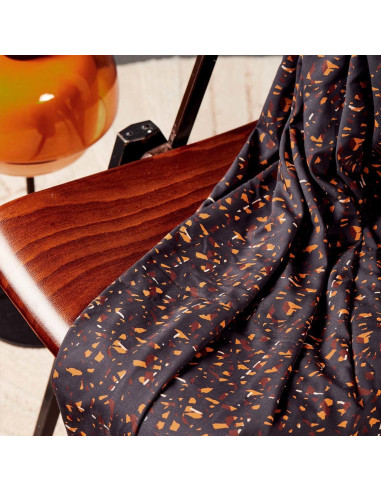 Modal viscose stof Candy Rock Tender Toffee - Atelier Brunette