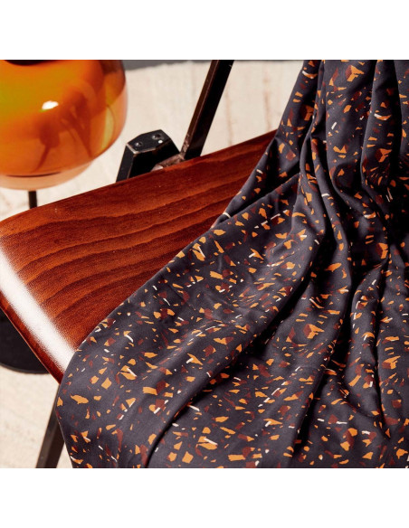 Modal viscose stof Candy Rock Tender Toffee - Atelier Brunette