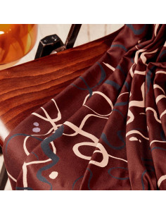 Viscose stof Misty Rust - Atelier Brunette