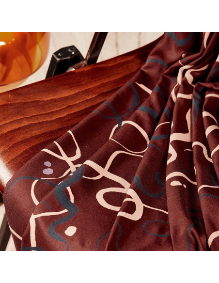 Viscose stof Misty Rust - Atelier Brunette