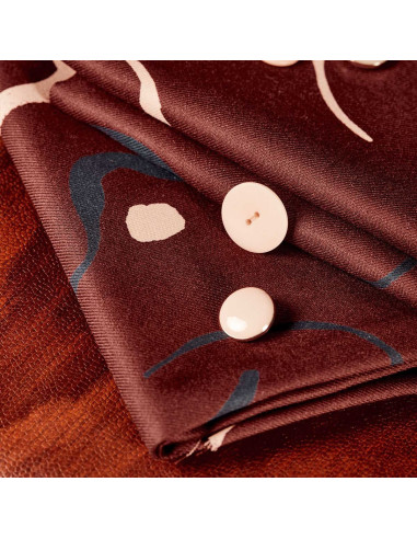 Viscose stof Misty Rust - Atelier Brunette