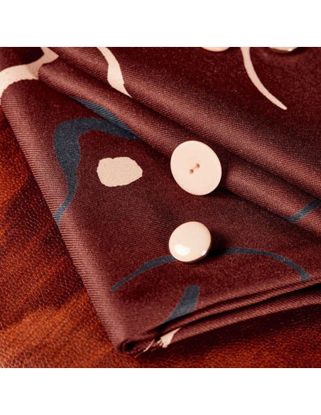 Viscose stof Misty Rust - Atelier Brunette