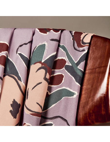 Viscose stof Peony Divine Parma - Atelier Brunette