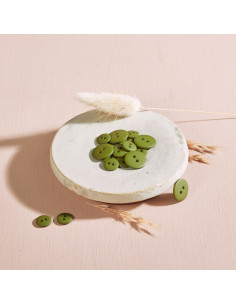 Classic Mat Knop - Matcha Blad