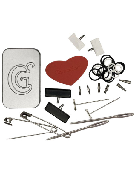 Mini breidoos met accessoires van ChiaoGoo