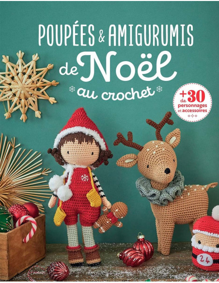 Boek over kerstpoppen en amigurumi's haken