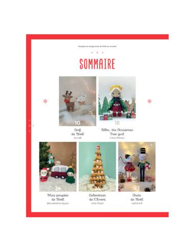 Boek over kerstpoppen en amigurumi's haken