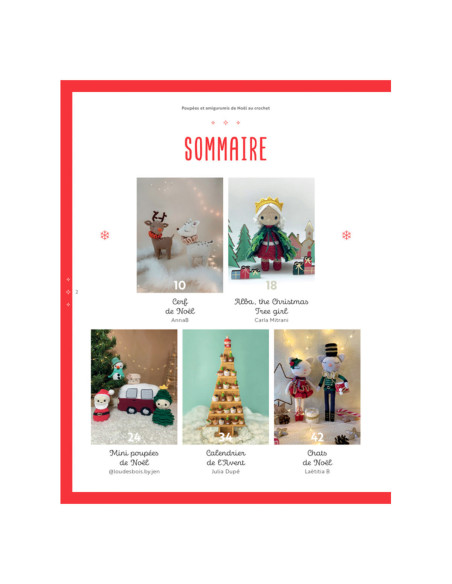 Boek over kerstpoppen en amigurumi's haken