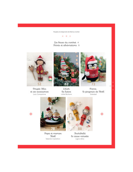 Boek over kerstpoppen en amigurumi's haken