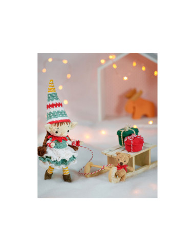 Boek over kerstpoppen en amigurumi's haken