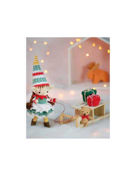 Boek over kerstpoppen en amigurumi's haken