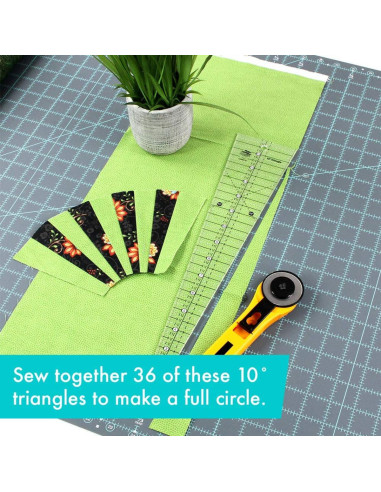 Driehoek liniaal 10° Creative Grids