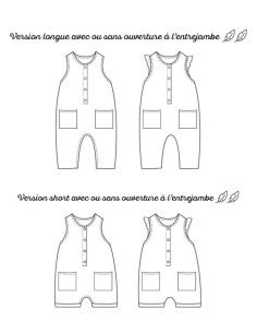 Patroon van de Pinson-jumpsuit - Marmaï Patterns 2