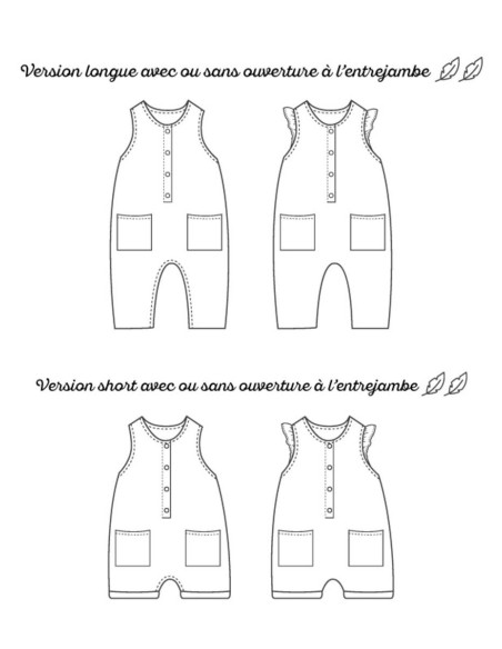 Patroon van de Pinson-jumpsuit - Marmaï Patterns