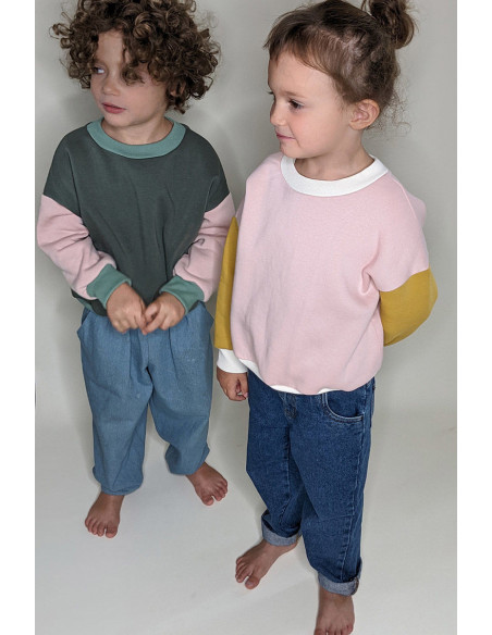 Chouette oversized sweater en t-shirt patroon - Marmaï Patterns