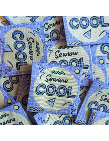 Set van 6 geweven labels - Fun Mix
