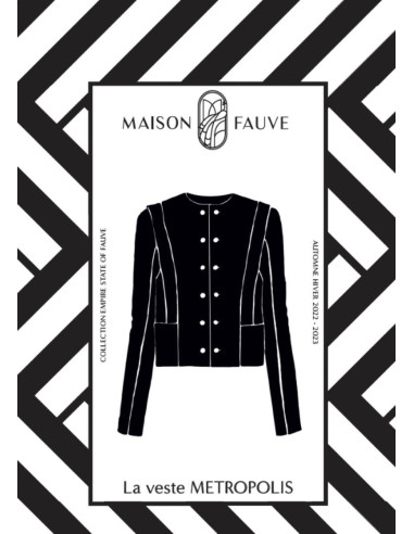 Metropolis-jasje patroon - Maison Fauve
