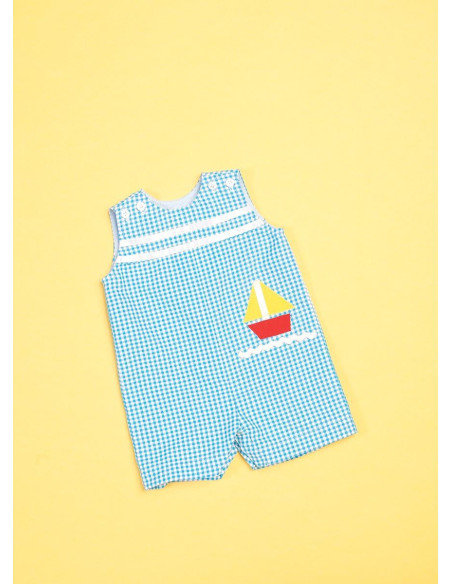 Patroon voor tuinbroek, jurk en broekje voor baby's - Butterick 6905
