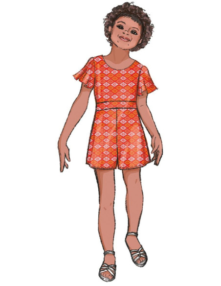 Jurkpatroon, romper en overall - Butterick 6908