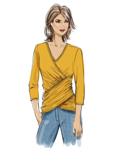 Gebreid top patroon - Butterick 6909