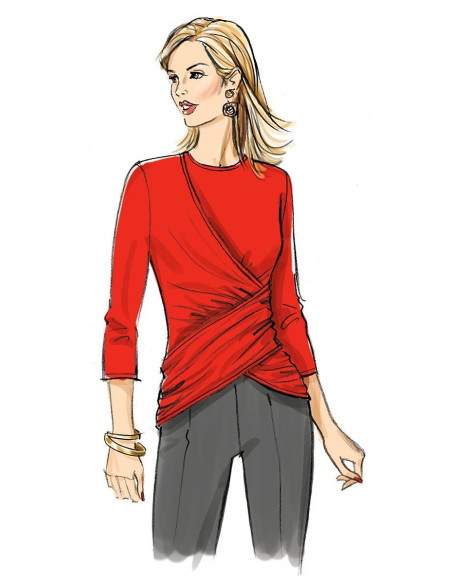 Gebreid top patroon - Butterick 6909