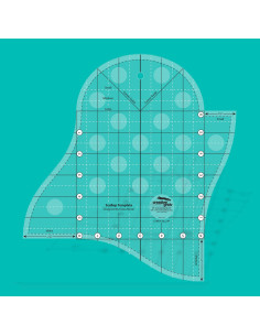 Regel voor geschulpte rand Scallop Template Creative Grids 2